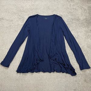 Lilly Pullitzer Women’s Small Blue Knit Shawl Cardigan Sweater Stretch